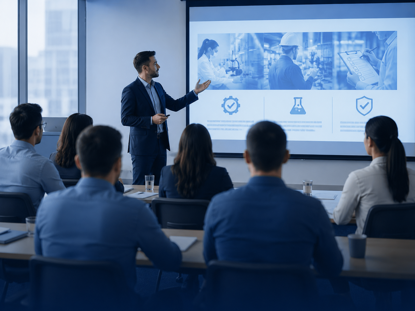 BCSM professional training session in a modern office