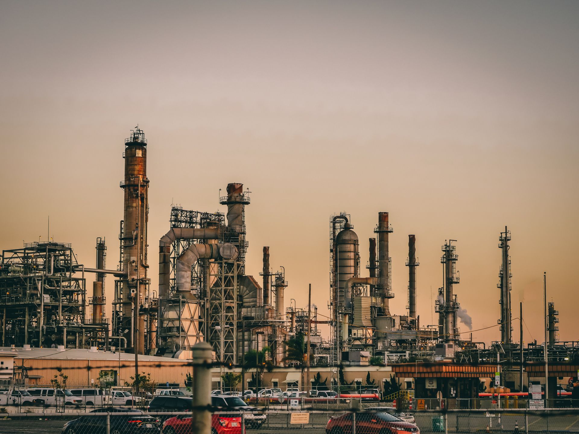 Oil refinery and energy industrial plant